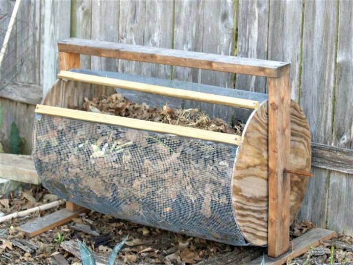 How To Make Drum Style Composter - DIY