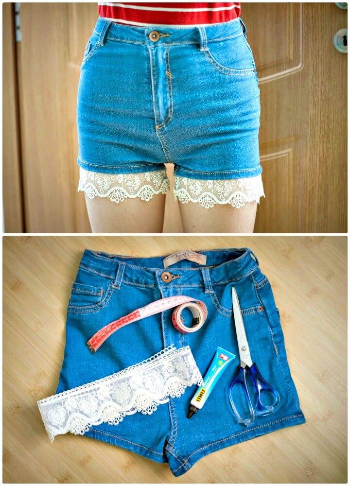 How To Make Embellish Your Shorts - DIY