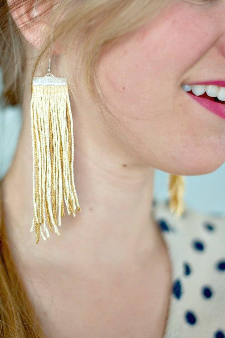 How To Make Fringe Earrings - DIY