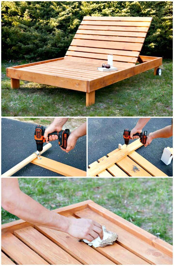 How To Make Outdoor Chaise Lounge - DIY