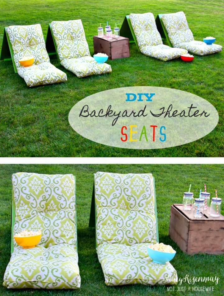 How To Make Outdoor Movie Theater Seats - DIY