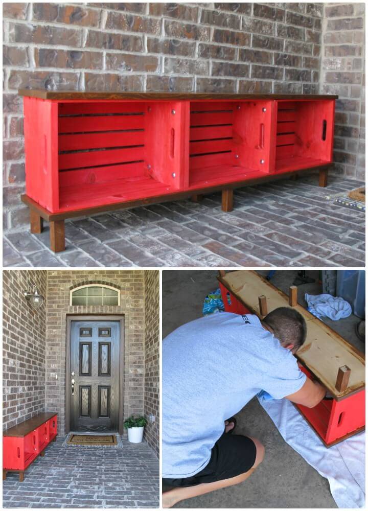 How To Build  Outdoor Storage Bench