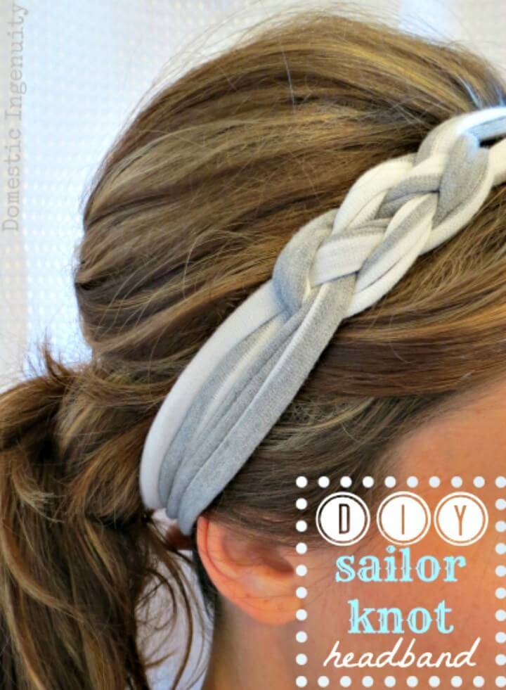 Easy How To Make Sailor Knot Headband