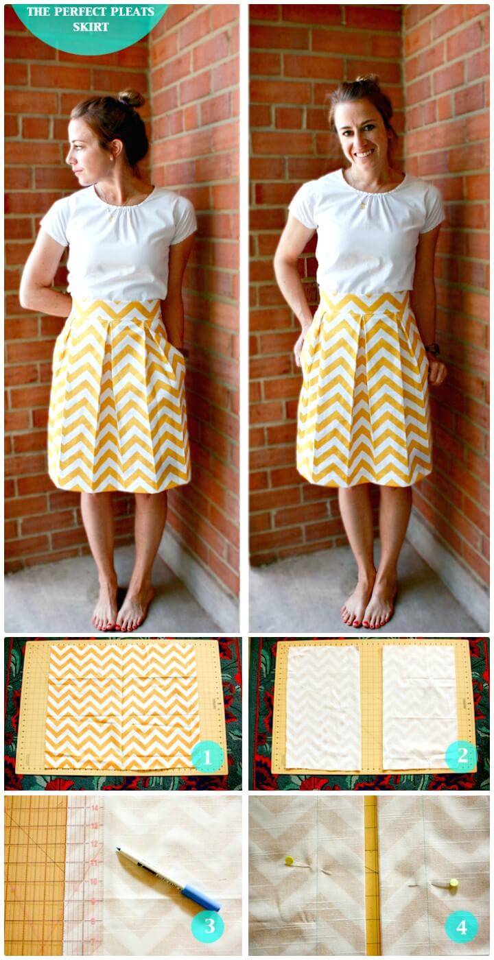 How To Make The Perfect Pleats Skirt - DIY