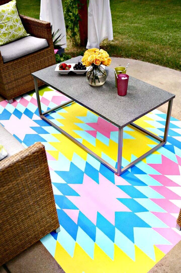 How To Make Your Own Outdoor Rug - DIY