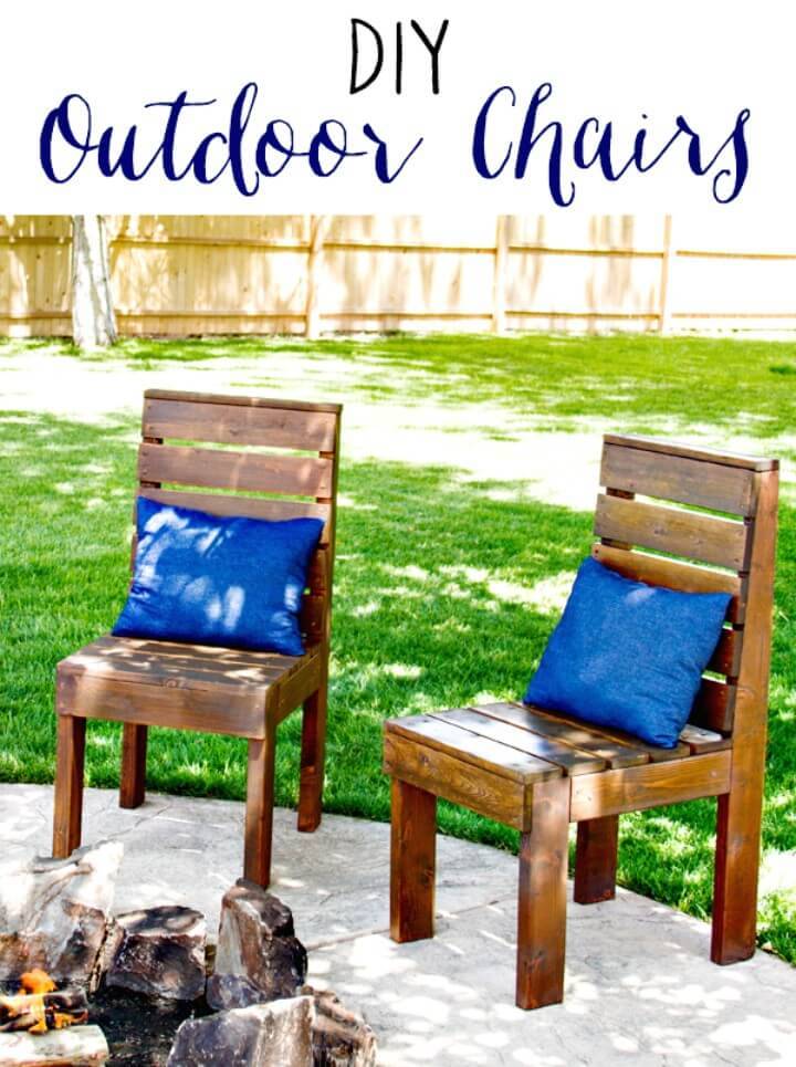 How to Build Garden Outdoor Chairs - DIY Furniture Ideas 