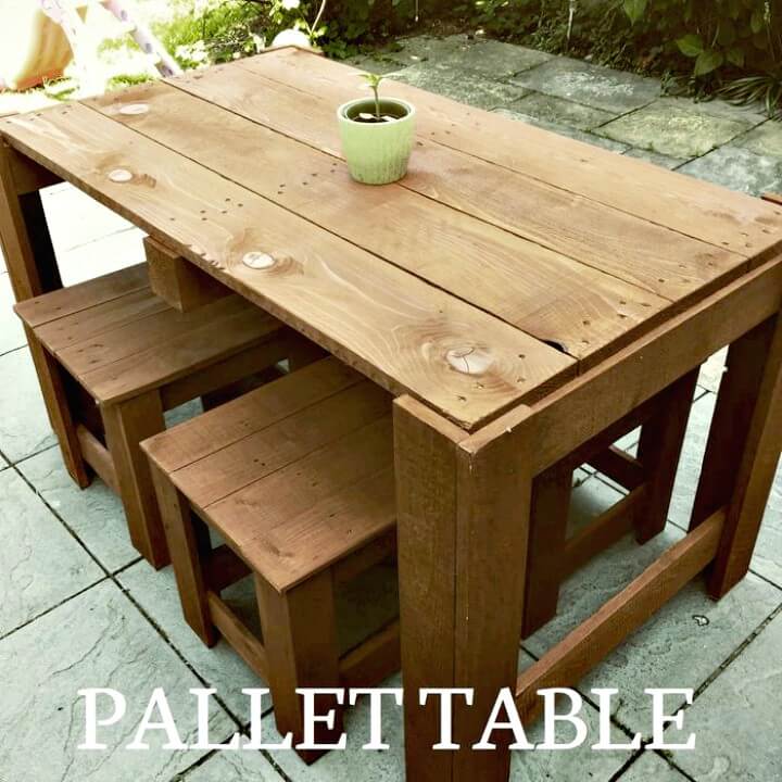 How to Build Pallet Garden Furniture - DIY