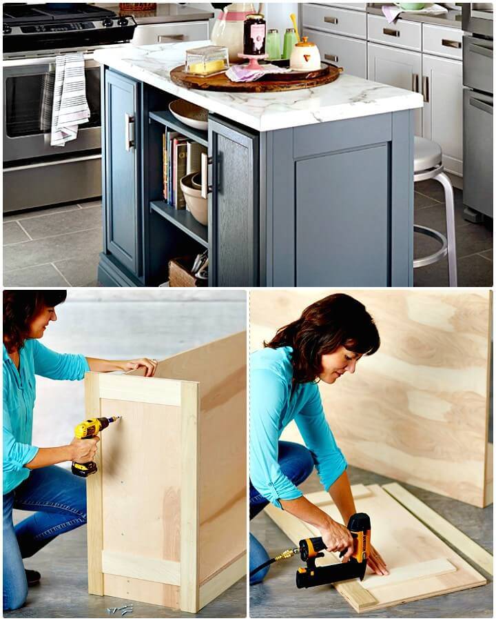 Easy How to Build a Kitchen Island