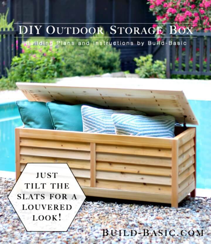 How to DIY Outdoor Storage Box - Backyard Ideas