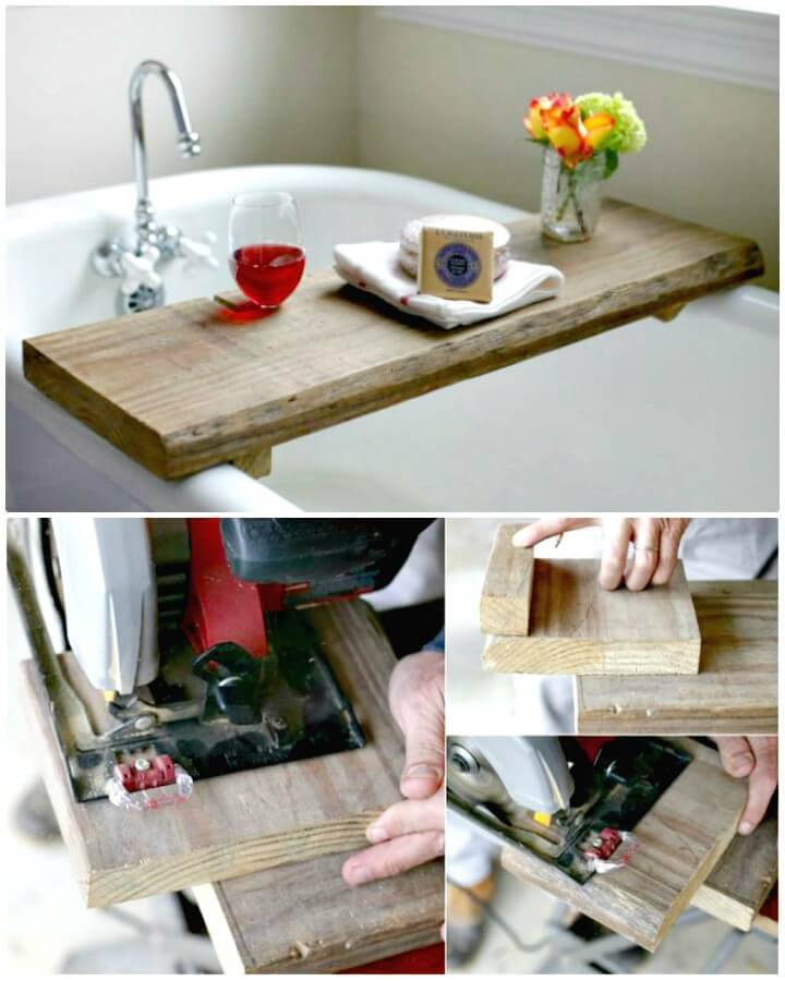 Over on eHow: DIY Reclaimed Wood Bath Caddy