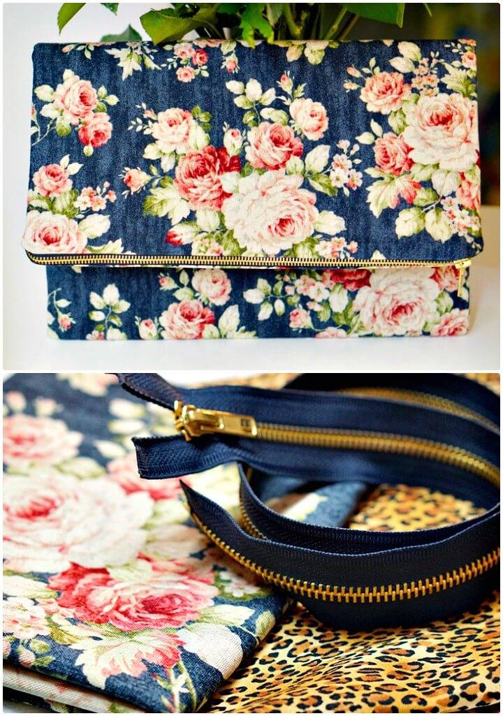Make Your Own Foldover Clutch - DIY Gift Ideas 