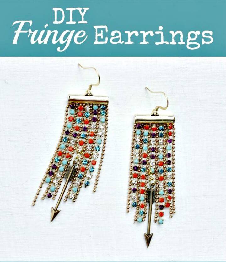 Make Your Own Fringe Earrings - DIY