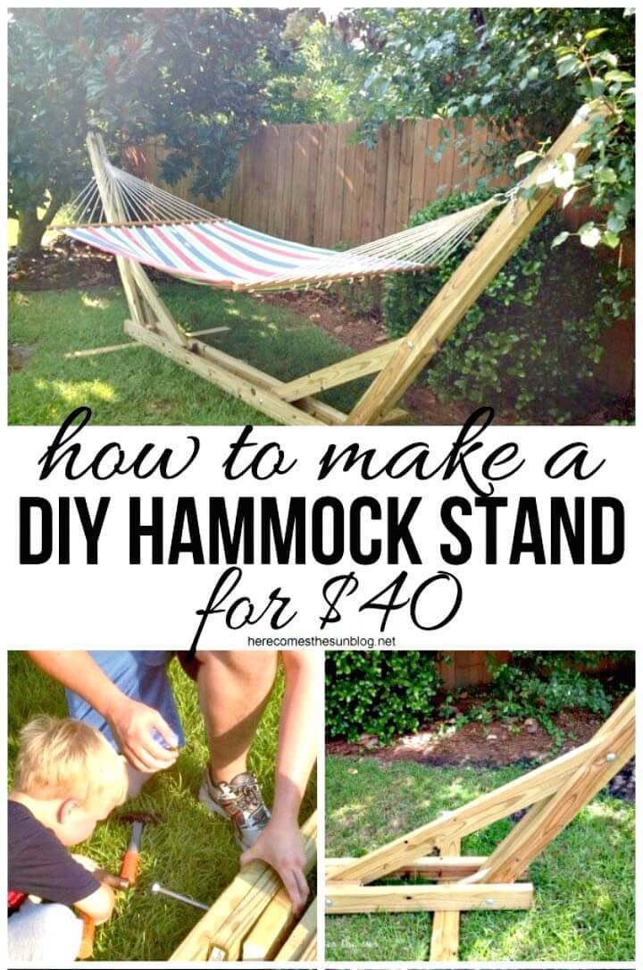 How to Make Your Own Hammock Stand Tutorial
