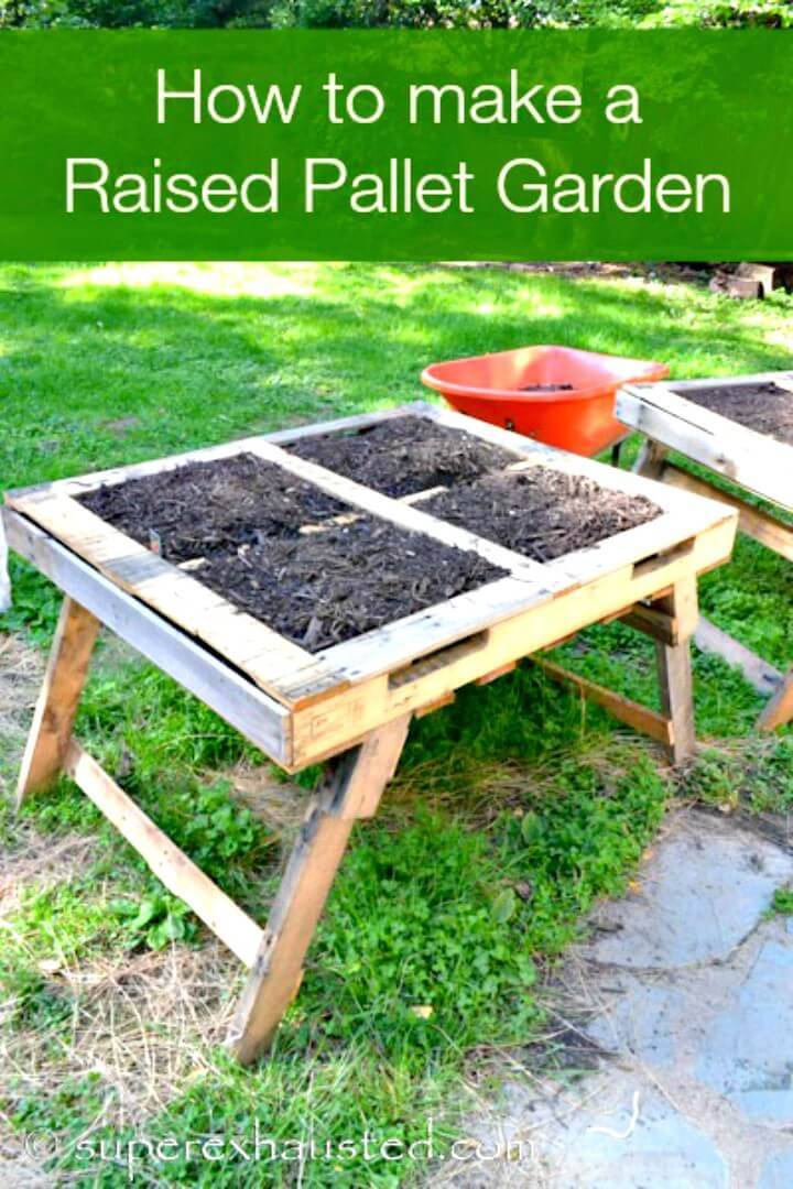 How To Turn Old Pallet Into A Raised Pallet Garden Beds