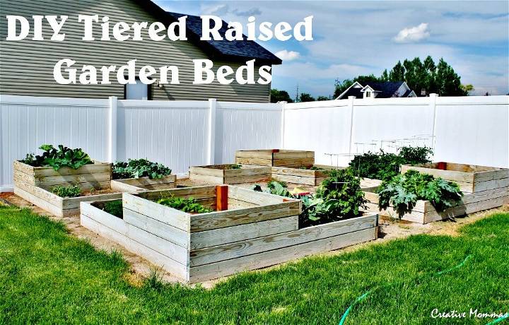 Easy DIY Tiered Raised Garden Beds