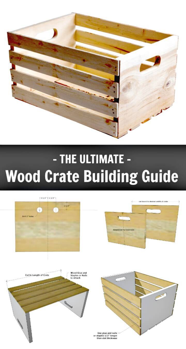 Make Your Own Wood Crate Tutorial