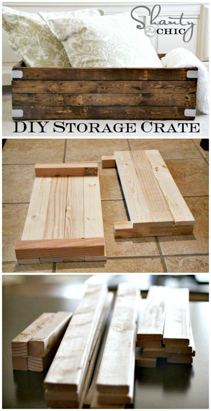 Make Your Own Wood Storage Crate