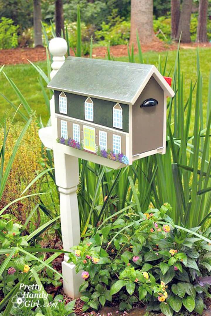 Best DIY House Shaped Mailbox
