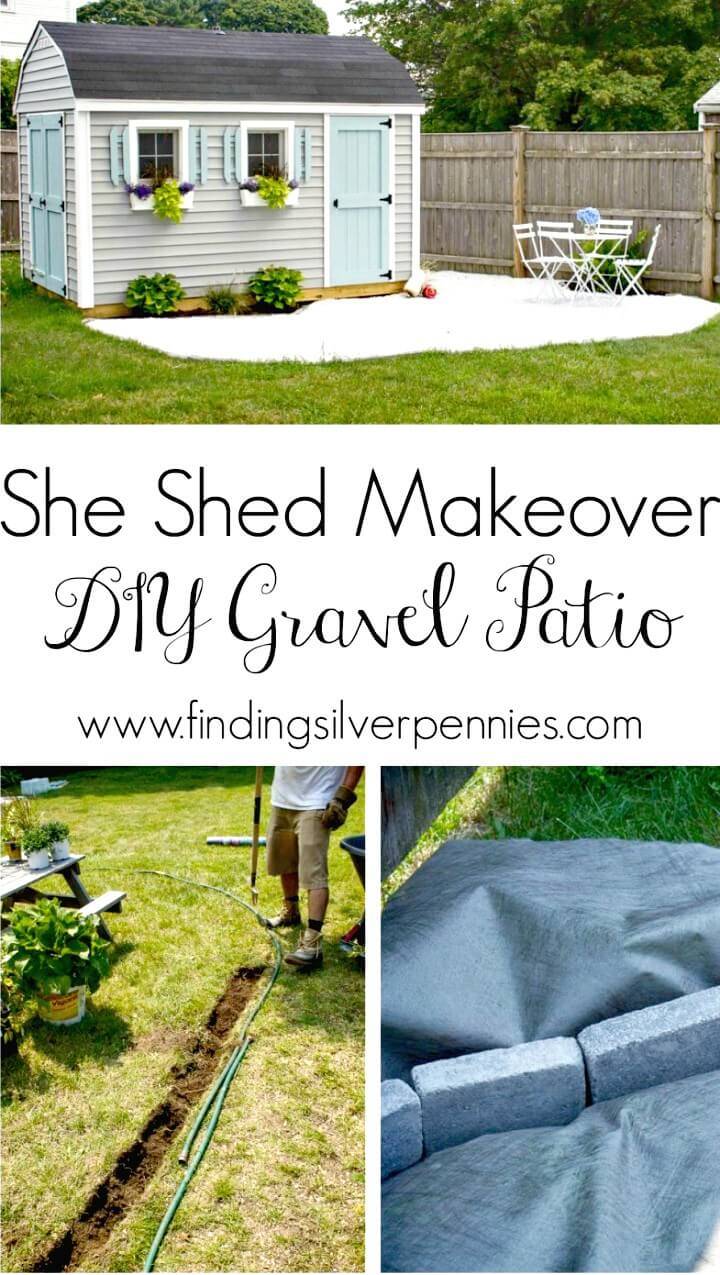 Gorgeous DIY Gravel Patio Tutorial