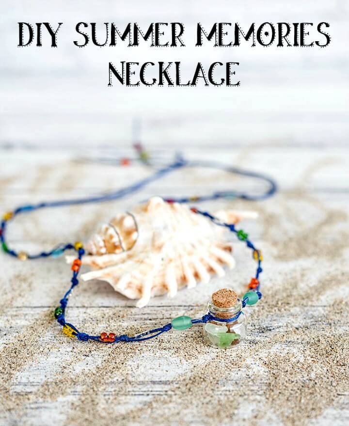 DIY Summer Memories Necklace