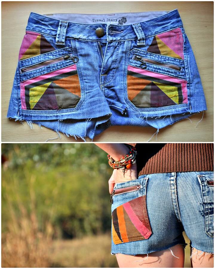 Stylish DIY Tribal Shorts