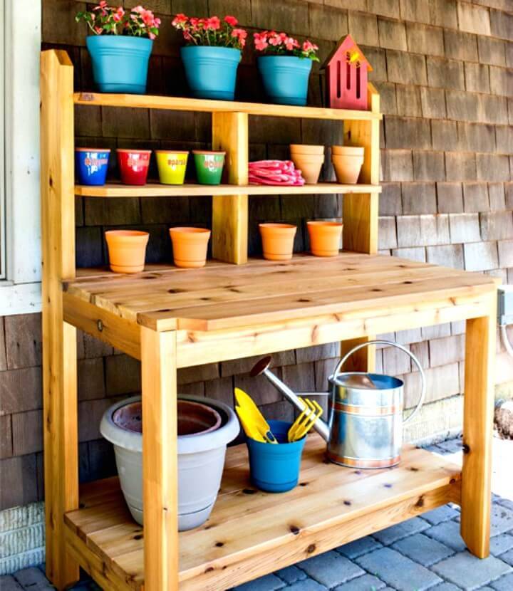 Build a Potting Bench - DIY Backyard Ideas