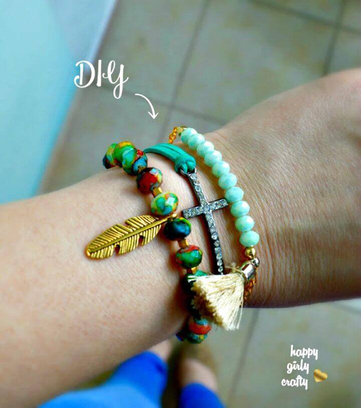 DIY Boho Spring Bracelets - 3 Ways To Make