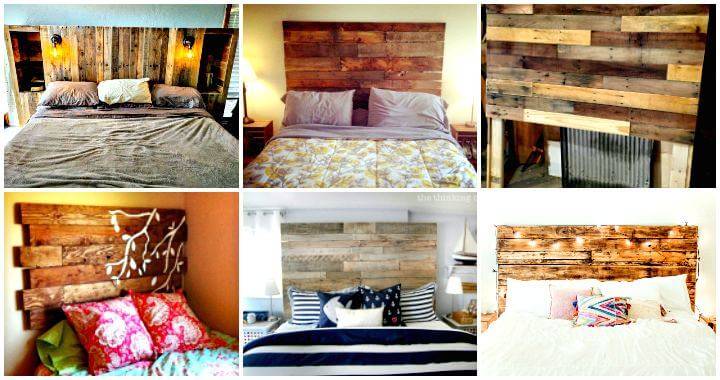 40 Pallet Headboard Ideas To Diy For, How To Make A Pallet Headboard For King Size Bed