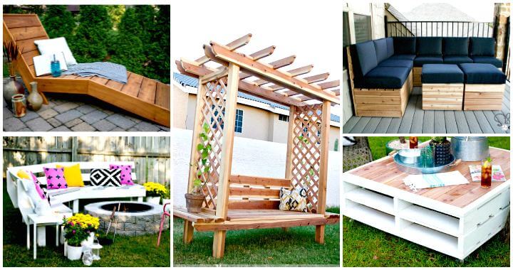 54 Diy Garden Furniture Ideas To Update Your Home Outdoor This Weekend