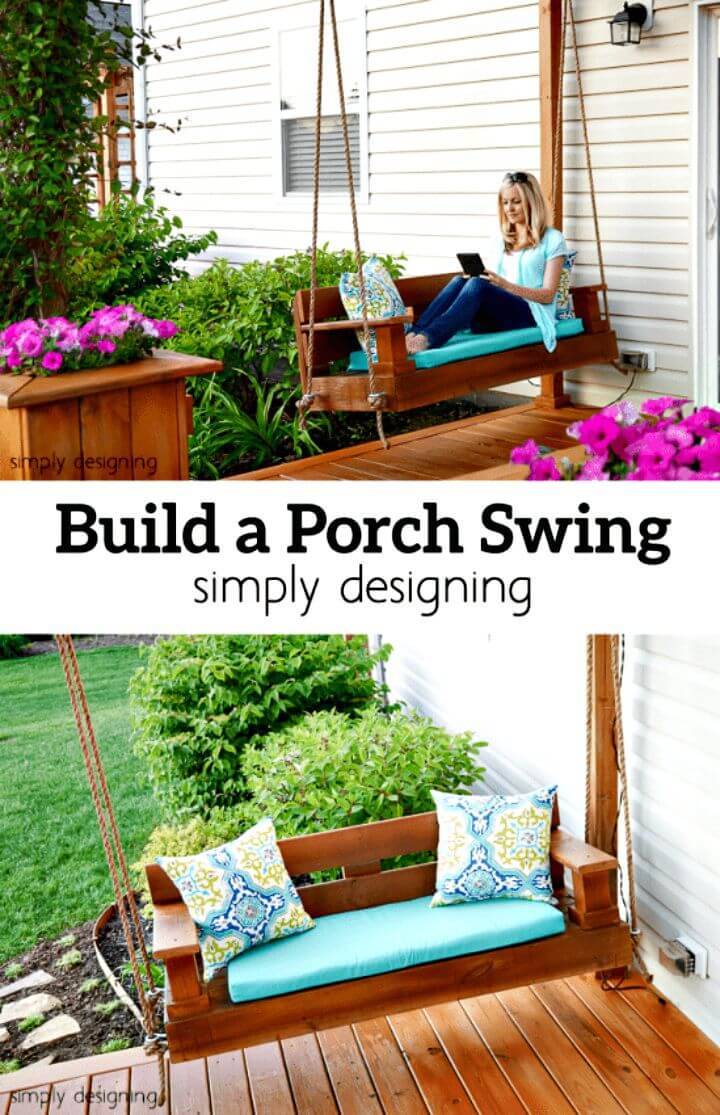 DIY Porch Swing for Relaxing Hours 
