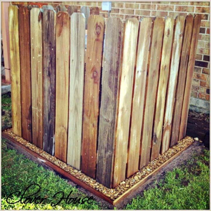 How to Make Fence Picket AC Unit Cover - DIY