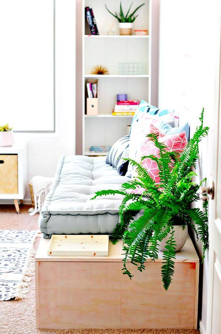 Build a Minimalist Daybed With Storage