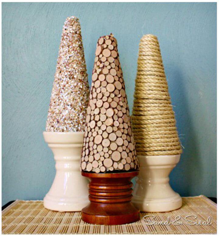 DIY Natural Textured Cones