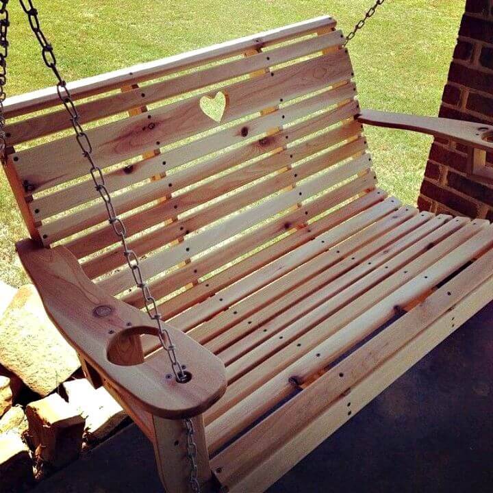 DIY Wooden Porch Swing for Your Garden 