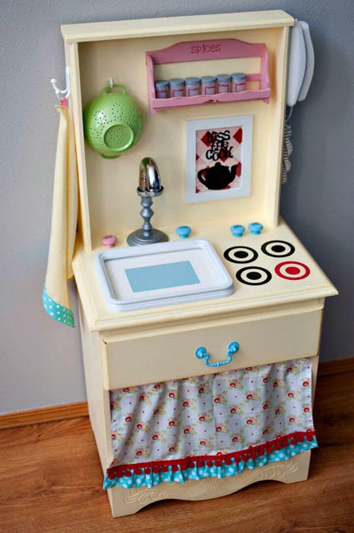 Awesome DIY Play Kitchen Reveal