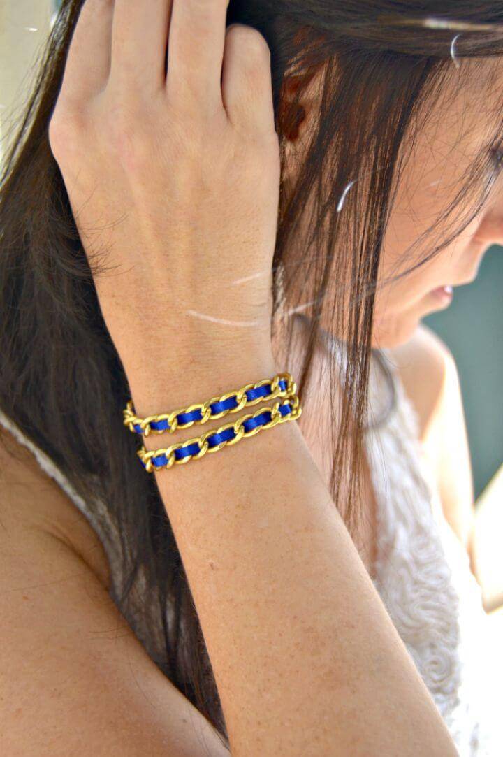 Beautiful DIY Chain Bracelet - Homemade Jewelry Ideas 