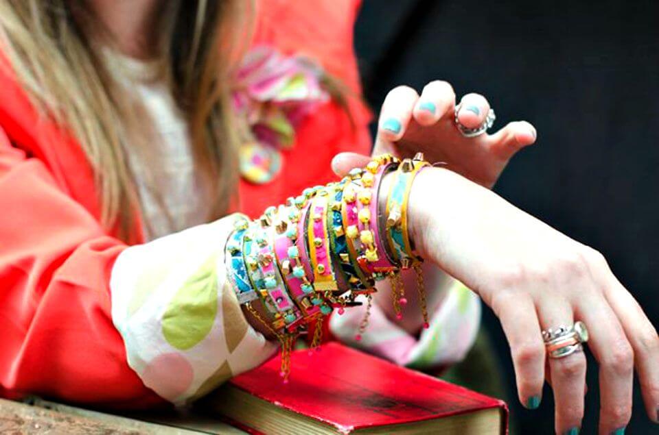 zttd fashion stone bracelet rhinestone bracelets colorful jewelry daisy  flower multi beads style handmade accessories fashion stone beads  strawberry hand string - Walmart.com