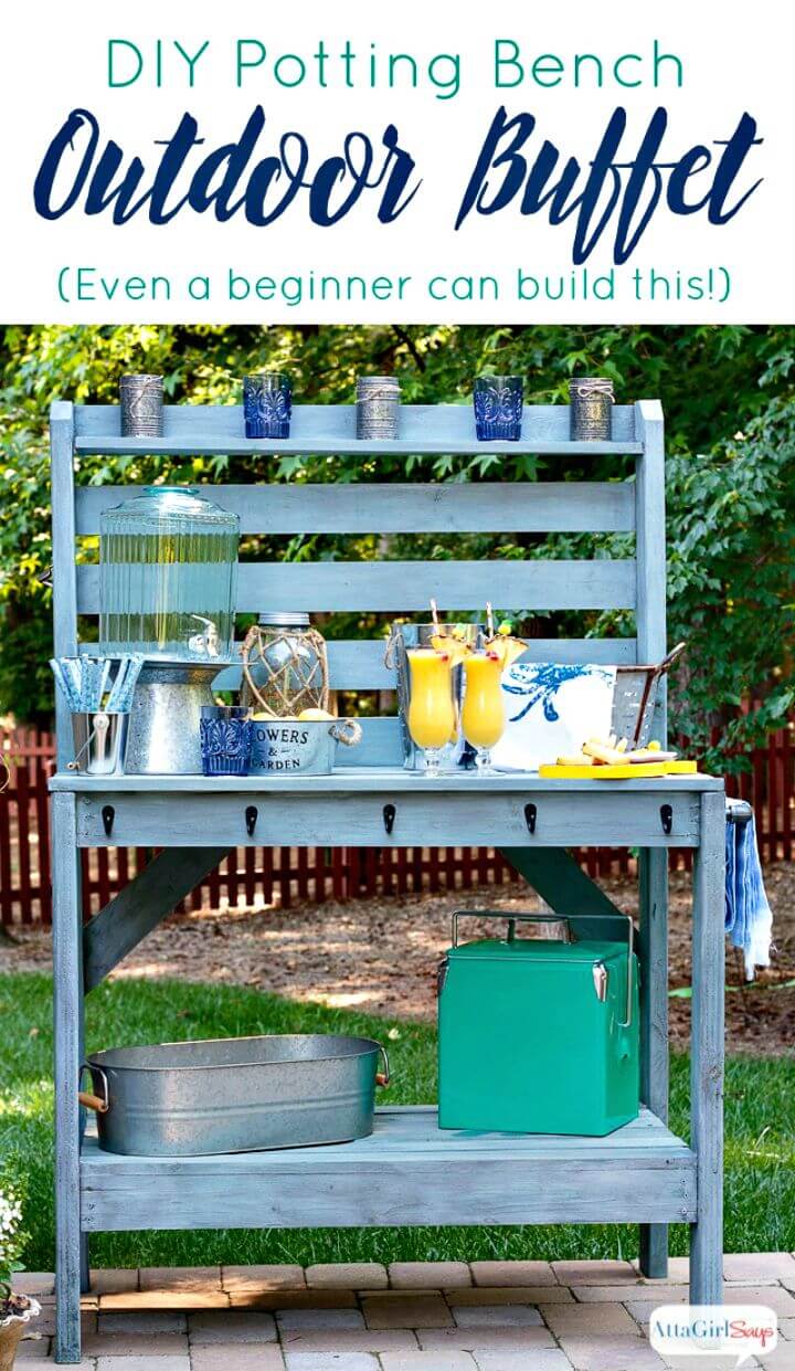 25 DIY Outdoor Serving Stations / Table / Cart / Bar ⋆ DIY 