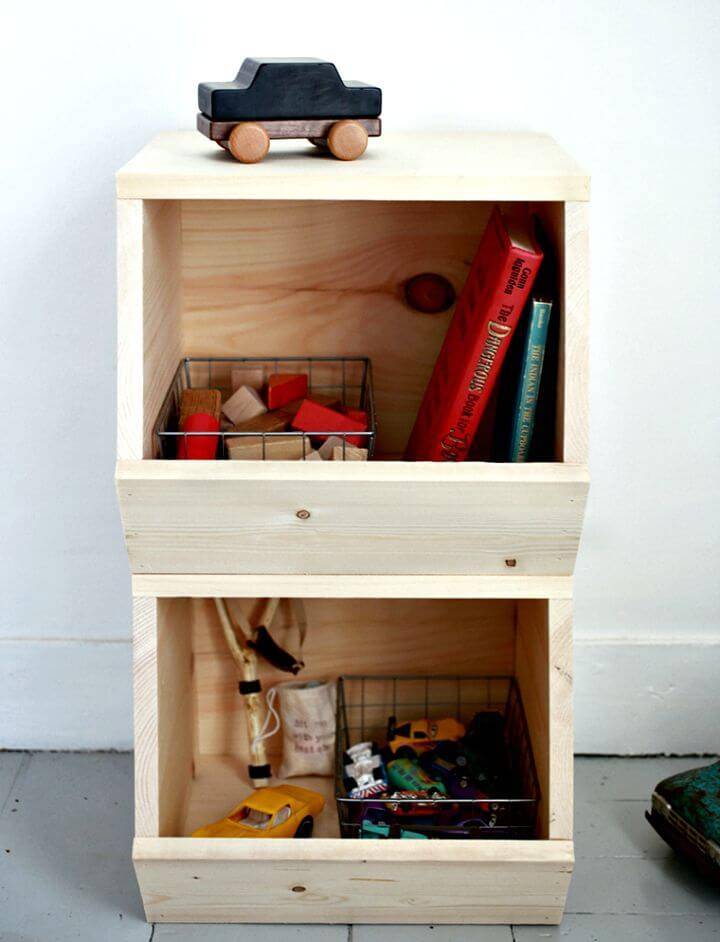 Build Your Own Wooden Toy Bins