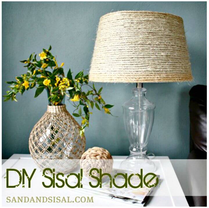 Create Your Own Sisal Shade - DIY Coastal Decor