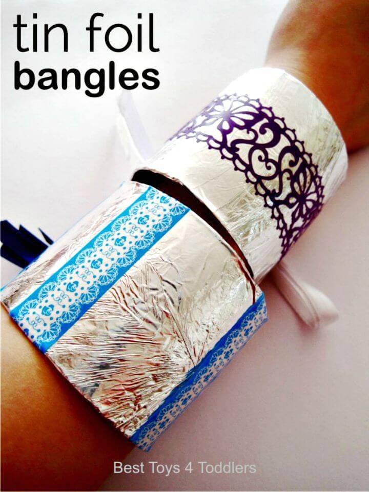 Create Your Own Tin Foil Bangles