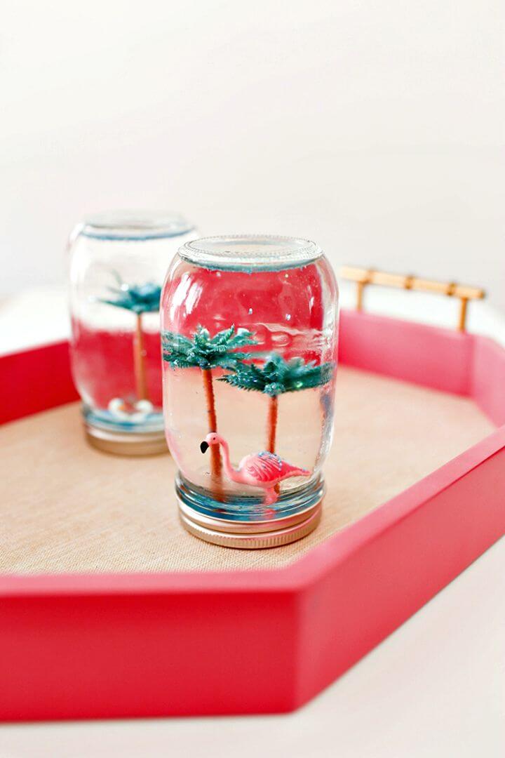 Adorable DIY Summer Snow Globes