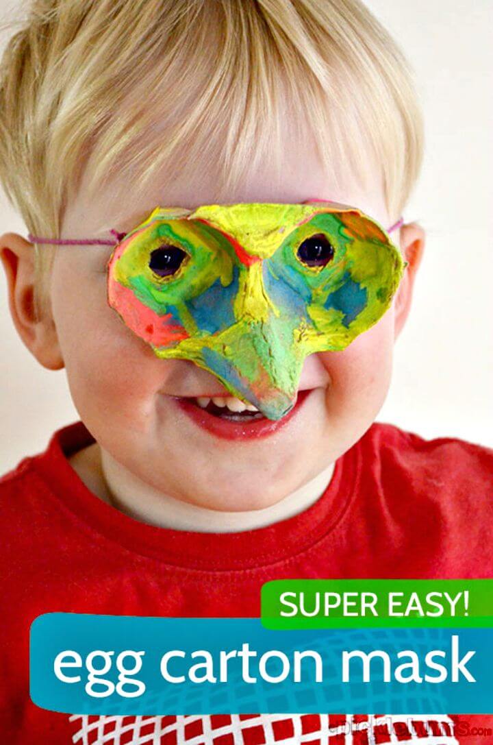 Cute DIY an Egg Carton Mask