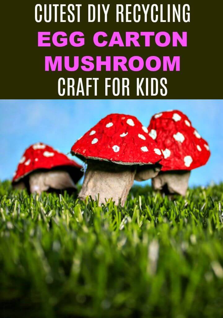 How to Make Mushroom Craft For Kids