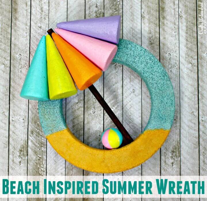 DIY Beach Themed Summer Wreath