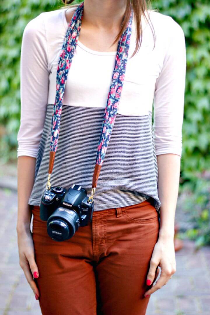 Cute DIY Camera Strap Tutorial