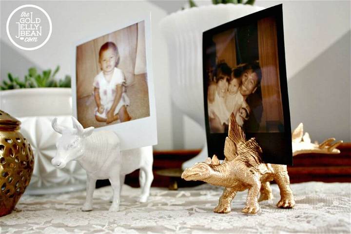 DIY Dinosaur & Animal Photo Holders