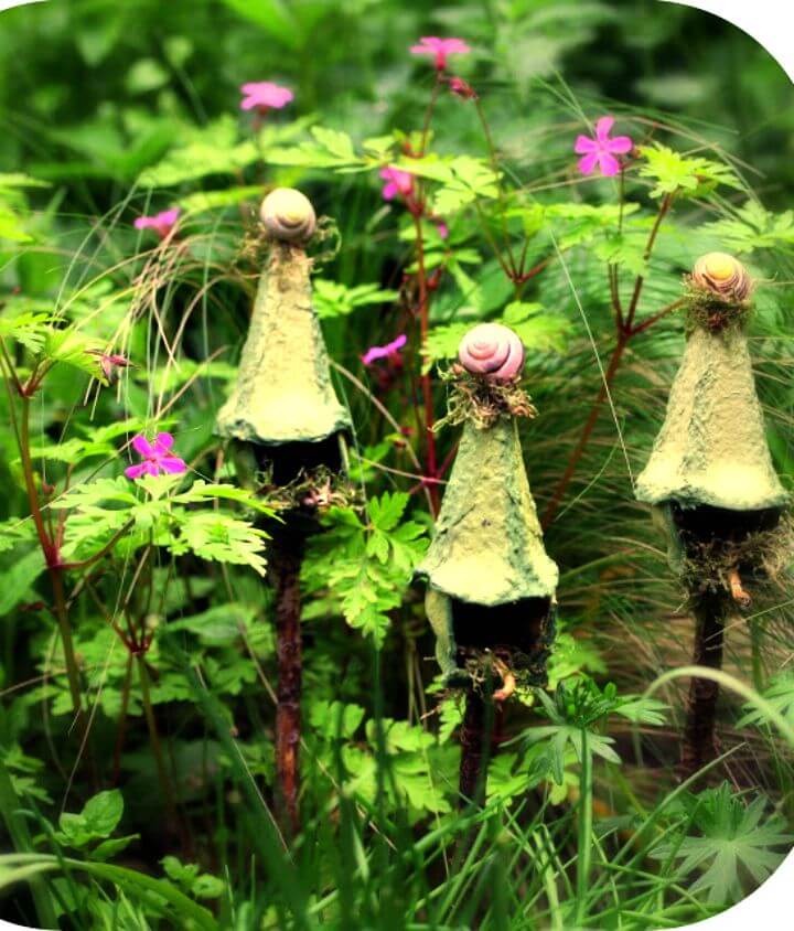 DIY Egg Carton Fairy Bird-Houses