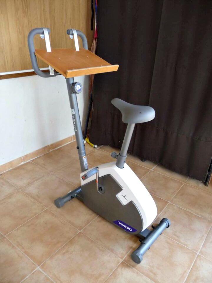 DIY Exercise Bike With Laptop Holder