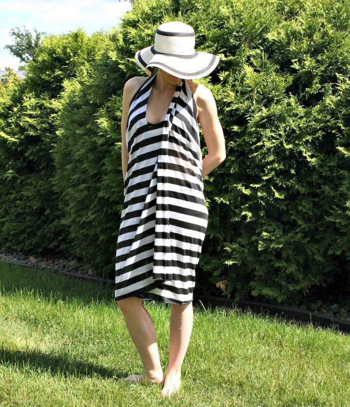 DIY Halter Wrap Swim Coverup for Summer 